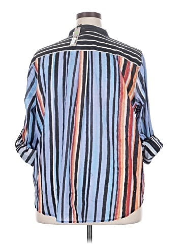 Nic + Zoe 3/4 Sleeve Button-Down Shirt (view 2)