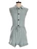 Paper Crane Houndstooth Teal Blue Romper Size S - photo 1