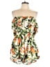 Ark & Co. 100% Rayon Tropical Ivory Romper Size L - photo 1