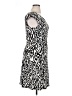 En Focus Animal Print Ivory Casual Dress Size 14 Petite - photo 4