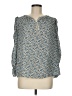 Max Studio 100% Polyester Blue 3/4 Sleeve Blouse Size M - photo 1