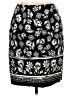 Talbots 100% Rayon Print Black Casual Skirt Size 10 - photo 2