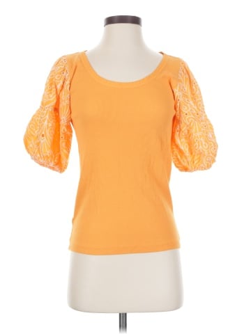 Ann Taylor LOFT 3/4 Sleeve T-Shirt (view 1)