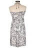 Eddie Bauer Print Gray Casual Dress Size M - photo 2