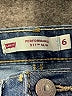 Levi's Solid Blue Jeans Size 6 - photo 3