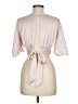 Cotton Candy LA 100% Polyester Ivory Short Sleeve Blouse Size M - photo 2
