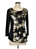 Sami & JO Black 3/4 Sleeve Blouse Size L - photo 1