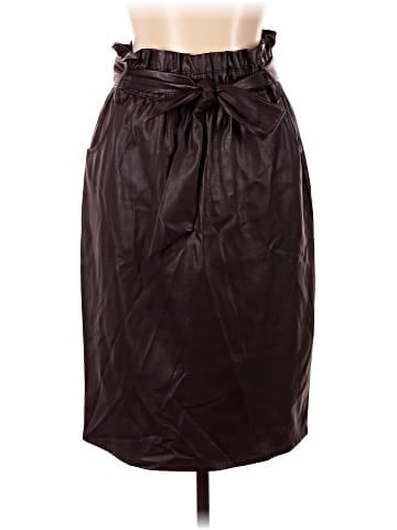Time and Tru Faux Leather Skirt (view 1)