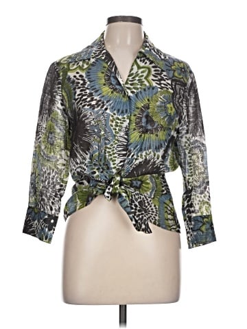 Lafayette 148 New York 3/4 Sleeve Blouse (view 1)