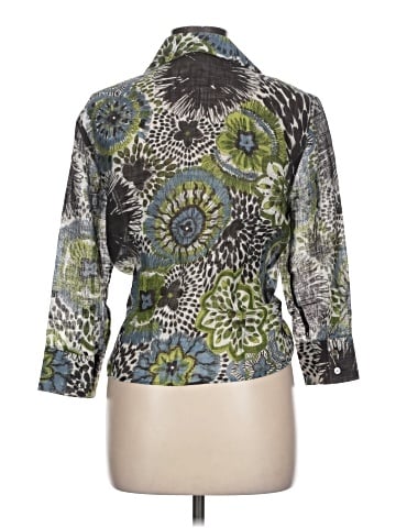 Lafayette 148 New York 3/4 Sleeve Blouse (view 2)