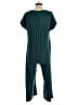 Purejill Solid Teal Jumpsuit Size XS - photo 2