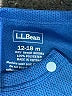 L.L.Bean 100% Polyester Solid Blue Long Sleeve Onesie Size 12-18 mo - photo 3