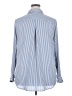 On 34th 100% Polyester Stripes Blue Long Sleeve Blouse Size 2X - photo 2