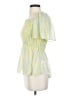 Moon River 100% Polyester Yellow Short Sleeve Blouse Size XS - photo 5