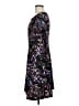 Connected Apparel Print Black Casual Dress Size 8 - photo 5