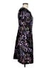 Connected Apparel Print Black Casual Dress Size 8 - photo 4