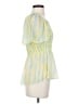 Moon River 100% Polyester Yellow Short Sleeve Blouse Size XS - photo 4