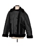 Topshop 100% Polyurethane Black Coat Size 4 - photo 1