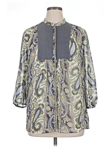 Liz Claiborne 3/4 Sleeve Blouse (view 1)