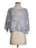 Wilfred Floral Tropical Purple Gray 3/4 Sleeve Blouse Size S - photo 1