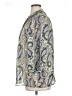 Liz Claiborne 100% Polyester Paisley Gray 3/4 Sleeve Blouse Size XL - photo 5