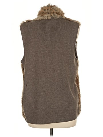 White + Warren Faux Fur Vest (view 2)