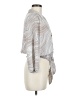 Sweet Rain 100% Polyester Silver 3/4 Sleeve Blouse Size M - photo 4