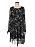 Style&Co 100% Polyester Paisley Black Cocktail Dress Size M - photo 1