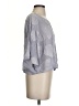Wilfred Floral Tropical Purple Gray 3/4 Sleeve Blouse Size S - photo 4