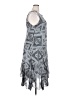 Roaman's 100% Polyester Graphic Gray Casual Dress Size 18W - photo 4
