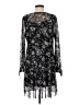 Style&Co 100% Polyester Paisley Black Cocktail Dress Size M - photo 2
