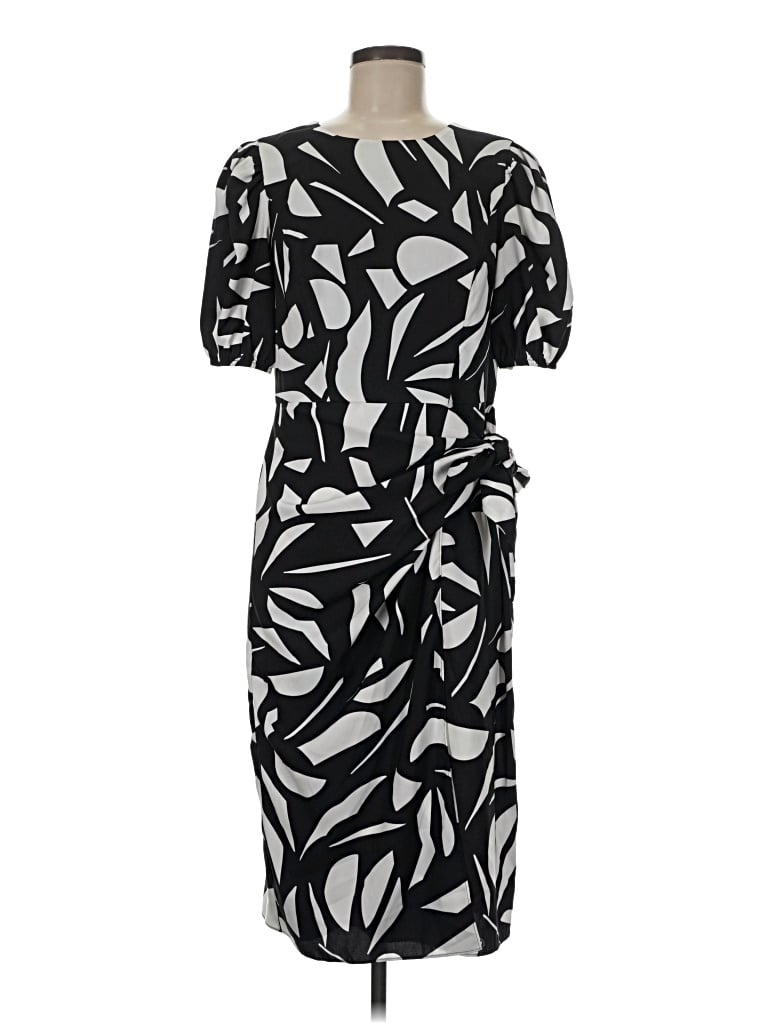 Pre-owned Clover And Sloane Casual Dress In Black