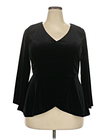 ELOQUII Long Sleeve Top (view 1)