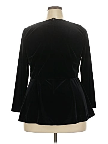 ELOQUII Long Sleeve Top (view 2)