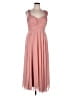 Dessy Collection 100% Polyester Pink Cocktail Dress Size 14 - photo 1