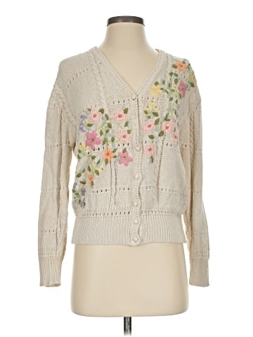 Evan Picone Silk Cardigan (view 1)