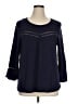Boden Blue Long Sleeve Top Size 16 - photo 1