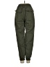 Pull&Bear Solid Green Casual Pants Size XS - photo 2