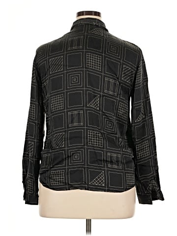 Liz Claiborne Collection Long Sleeve Silk Top (view 2)