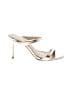 Schutz Metallic Silver Sandals Size 7 - photo 1