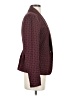 Ann Taylor LOFT 100% Polyester Polka Dots Burgundy Blazer Size S - photo 4