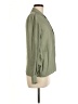 Neiman Marcus 100% Silk Green Long Sleeve Silk Top Size 8 - photo 4