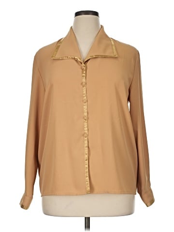 Worthington Long Sleeve Blouse (view 1)