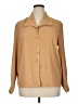 Worthington 100% Polyester Tan Long Sleeve Blouse Size 16 - photo 1