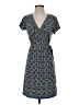 Max Studio Paisley Blue Casual Dress Size S - photo 1