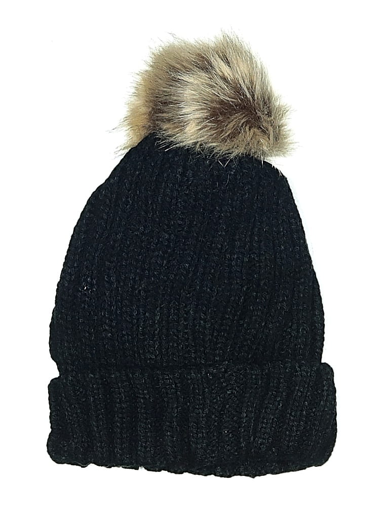 Pre-owned Unbranded Beanie Hat In Black