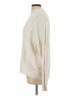 Amour Vert 100% Cotton Ivory Turtleneck Sweater Size L - photo 5