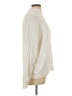 Amour Vert 100% Cotton Ivory Turtleneck Sweater Size L - photo 4