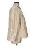 Ann Taylor LOFT Stripes Tan Long Sleeve Button-Down Shirt Size L - photo 4
