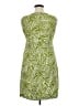 Perceptions Print Green Cocktail Dress Size 16 - photo 2